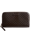 449391 Micro Guccissima Zip Around Wallet Brown