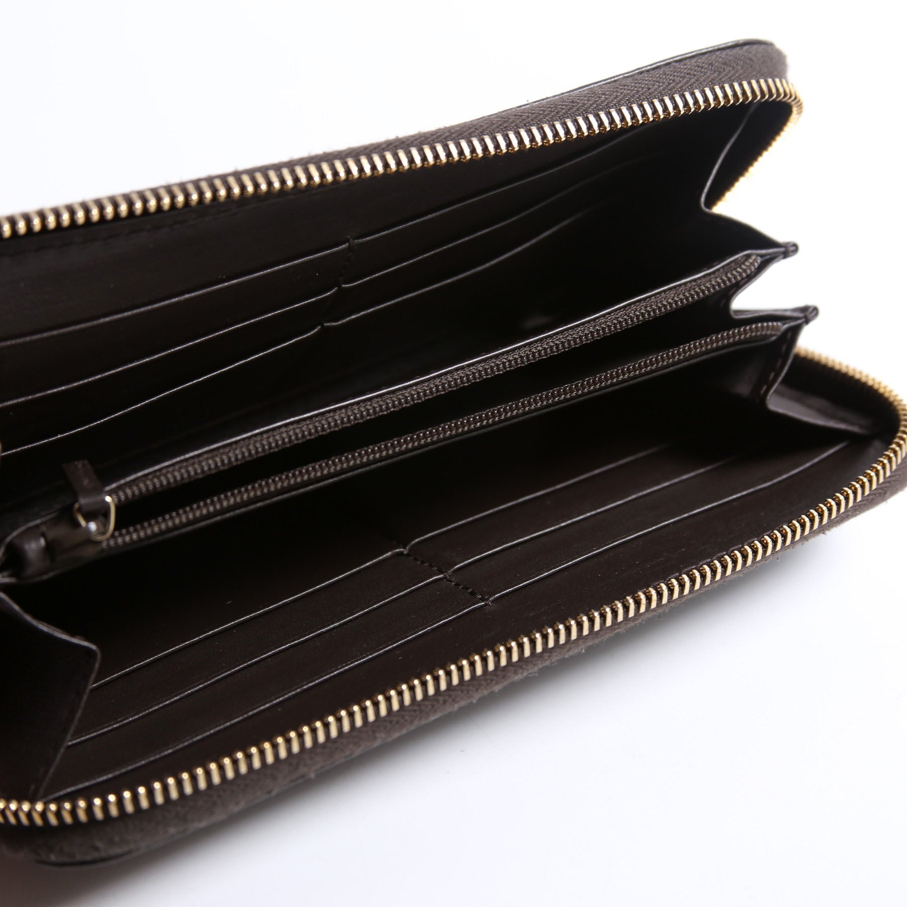 449391 Micro Guccissima Zip Around Wallet Brown
