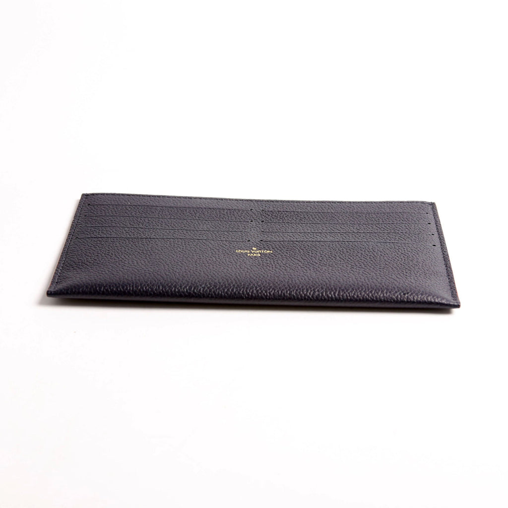 Pochette Felicie Card Insert Only Navy/Reed