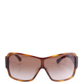 5449-A CC Shield Tortoise Sunglasses Brown