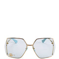 GG0817S Oversized Sunglasses Blue