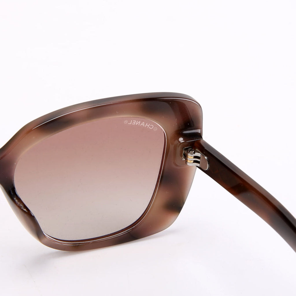 5422-B-A Square Brown Sunglasess
