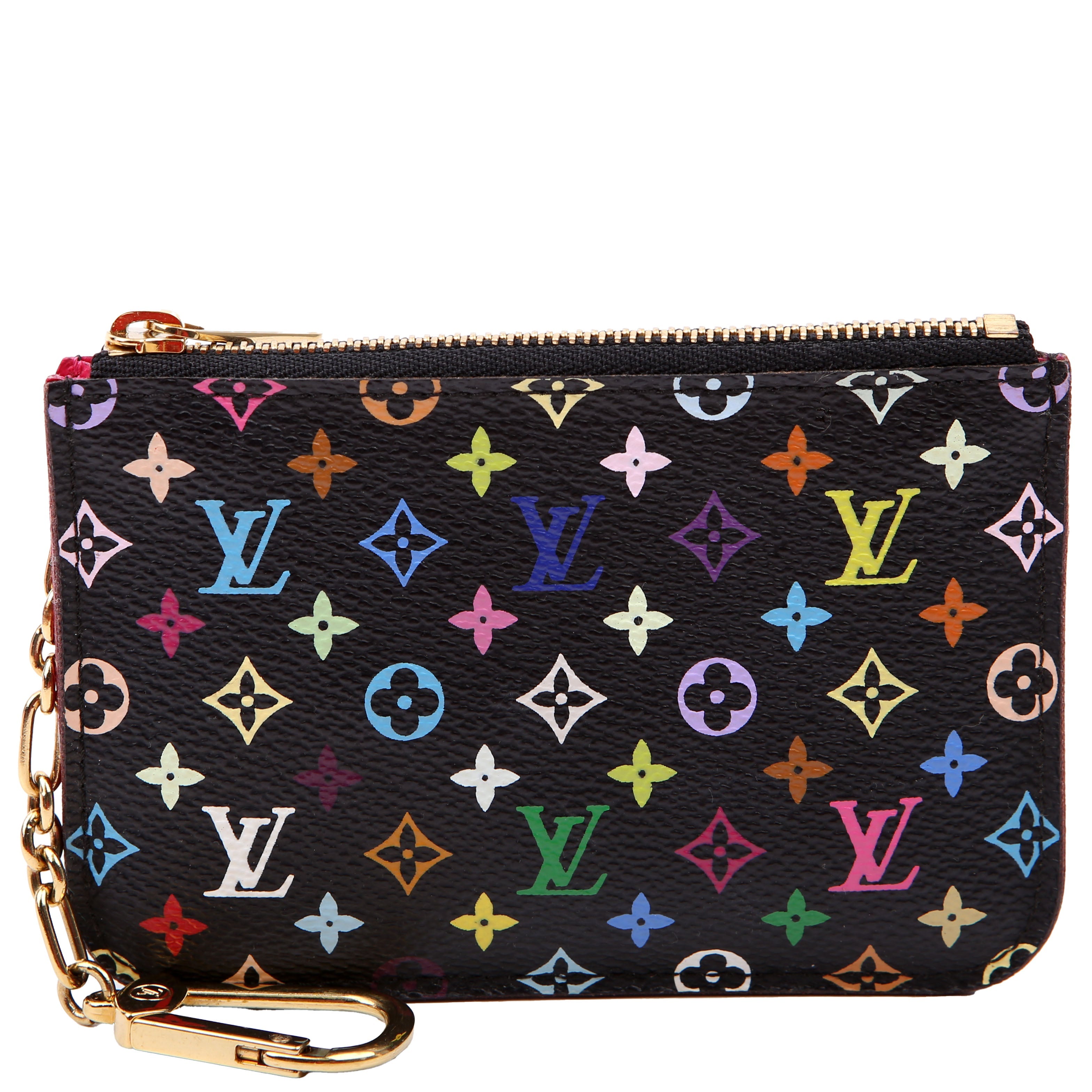 Pochette Cles NM Multicolor Monogram Black