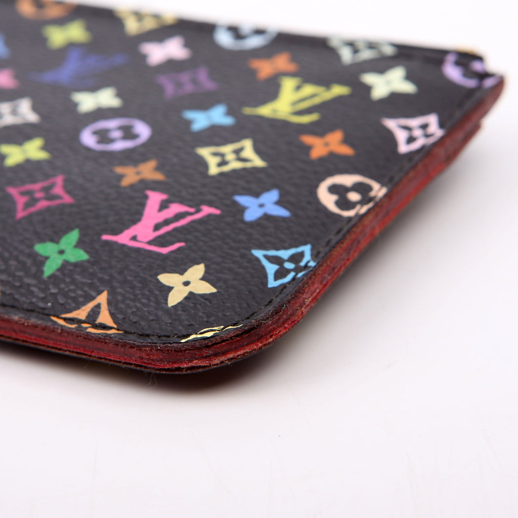 Pochette Cles NM Multicolor Monogram Black