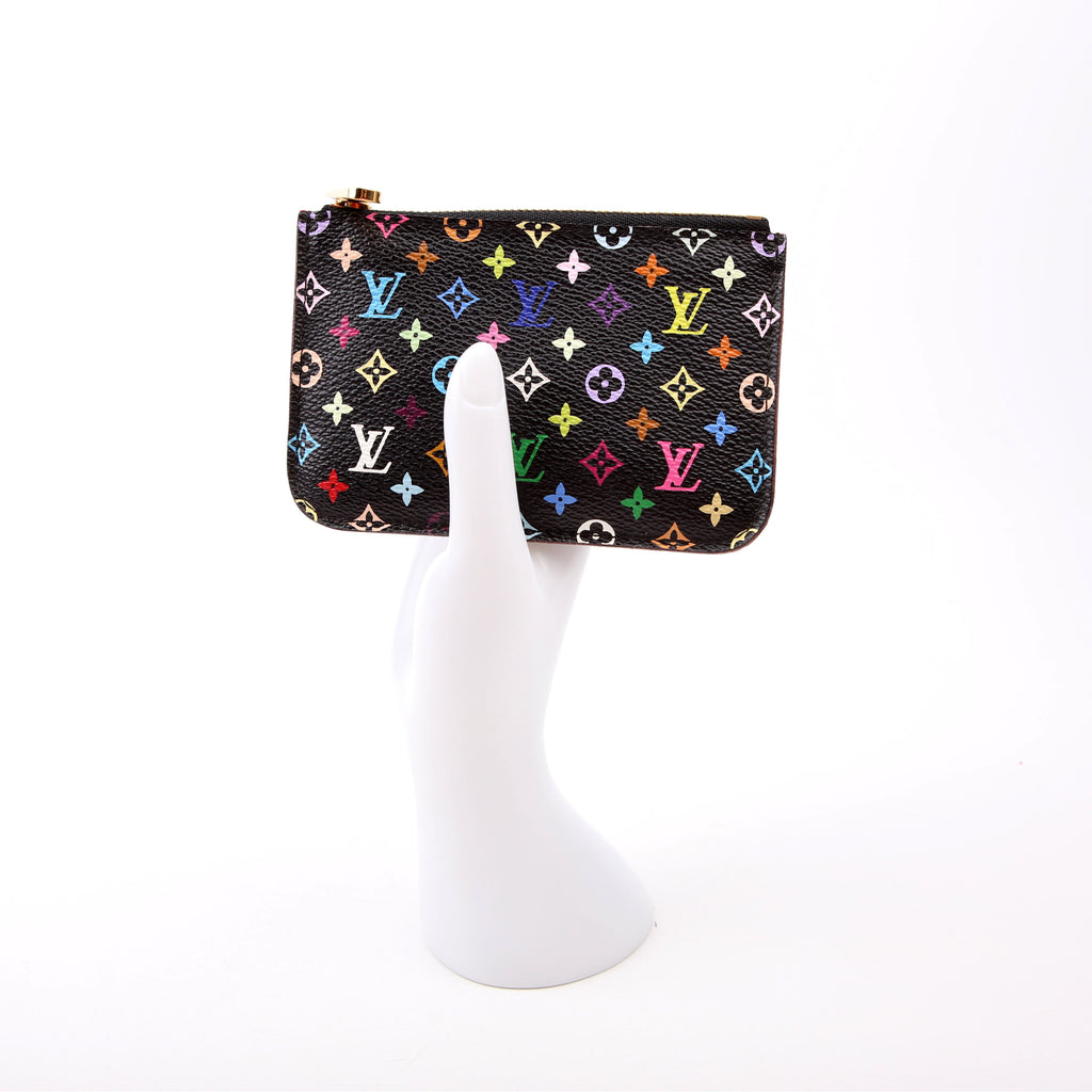 Pochette Cles NM Multicolor Monogram Black