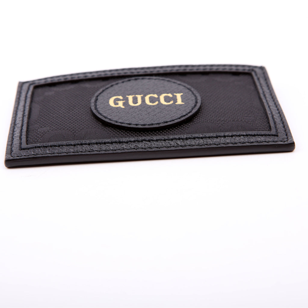 625578 GG Nylon Off The Grid Card Holder Black