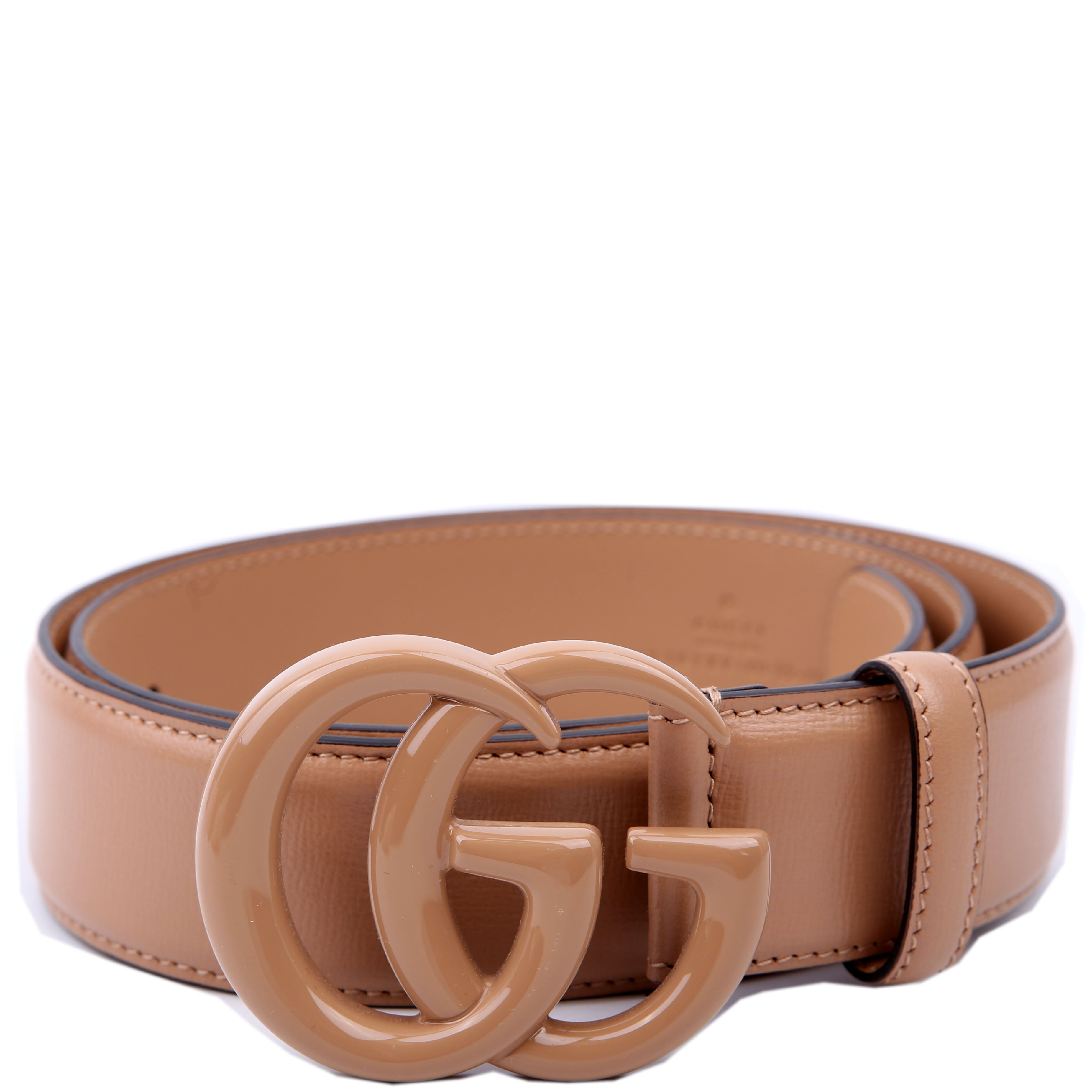 4000593 Monochrome Marmont GG Belt Size 80/32 Nude