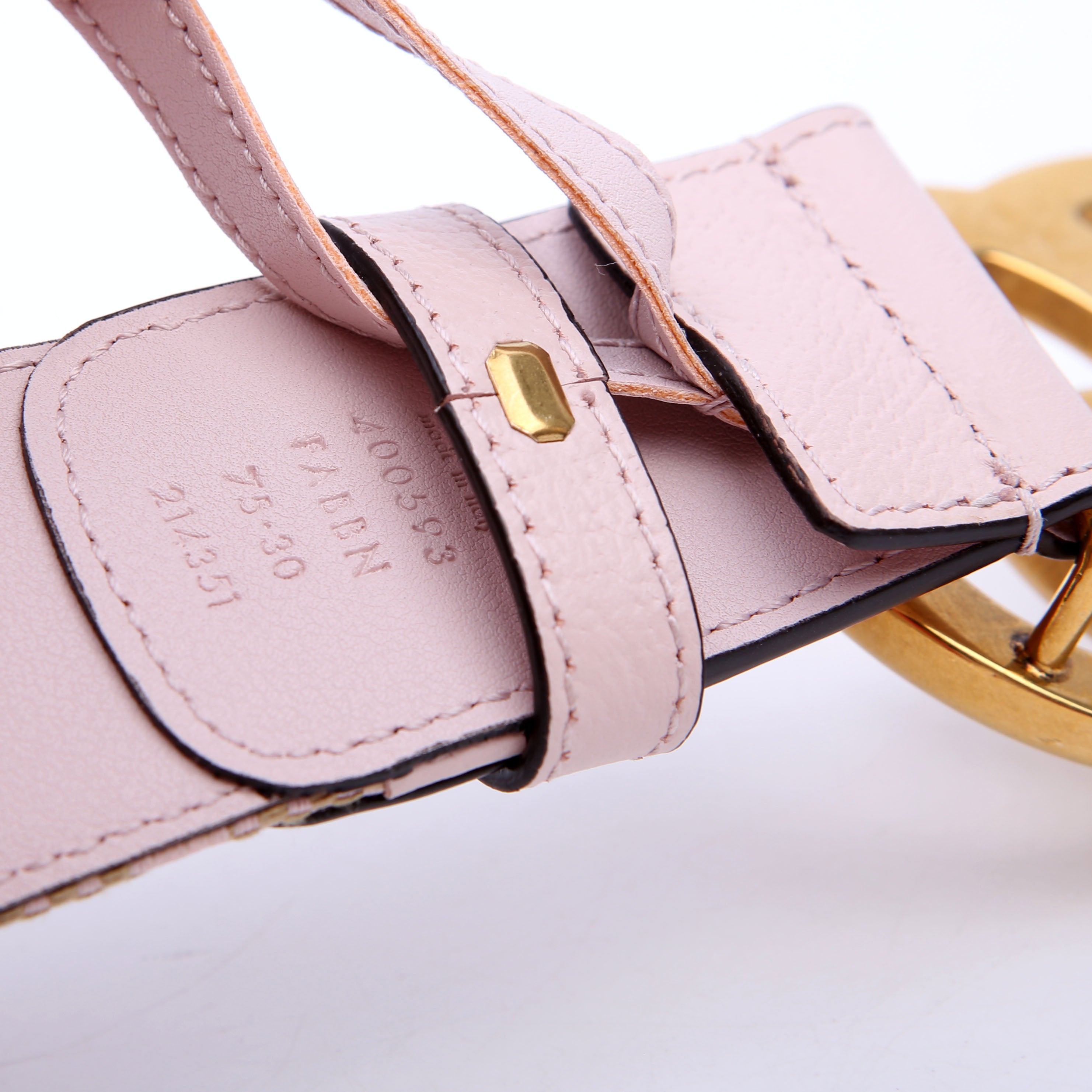Gucci 400593 Marmont Jumbo GG Belt Size 75/30 Pink