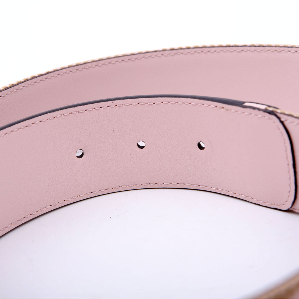 Gucci 400593 Marmont Jumbo GG Belt Size 75/30 Pink