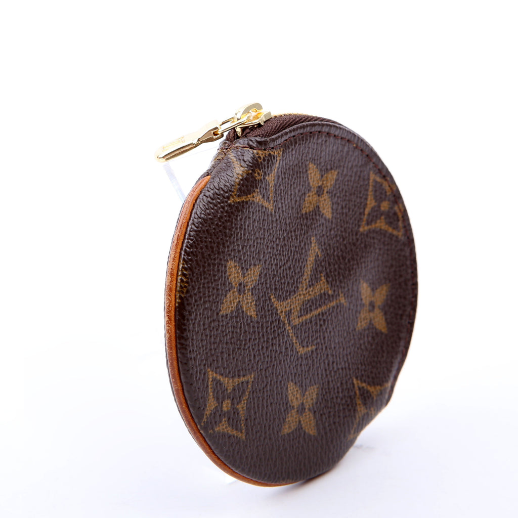 Round Coin Purse Monogram
