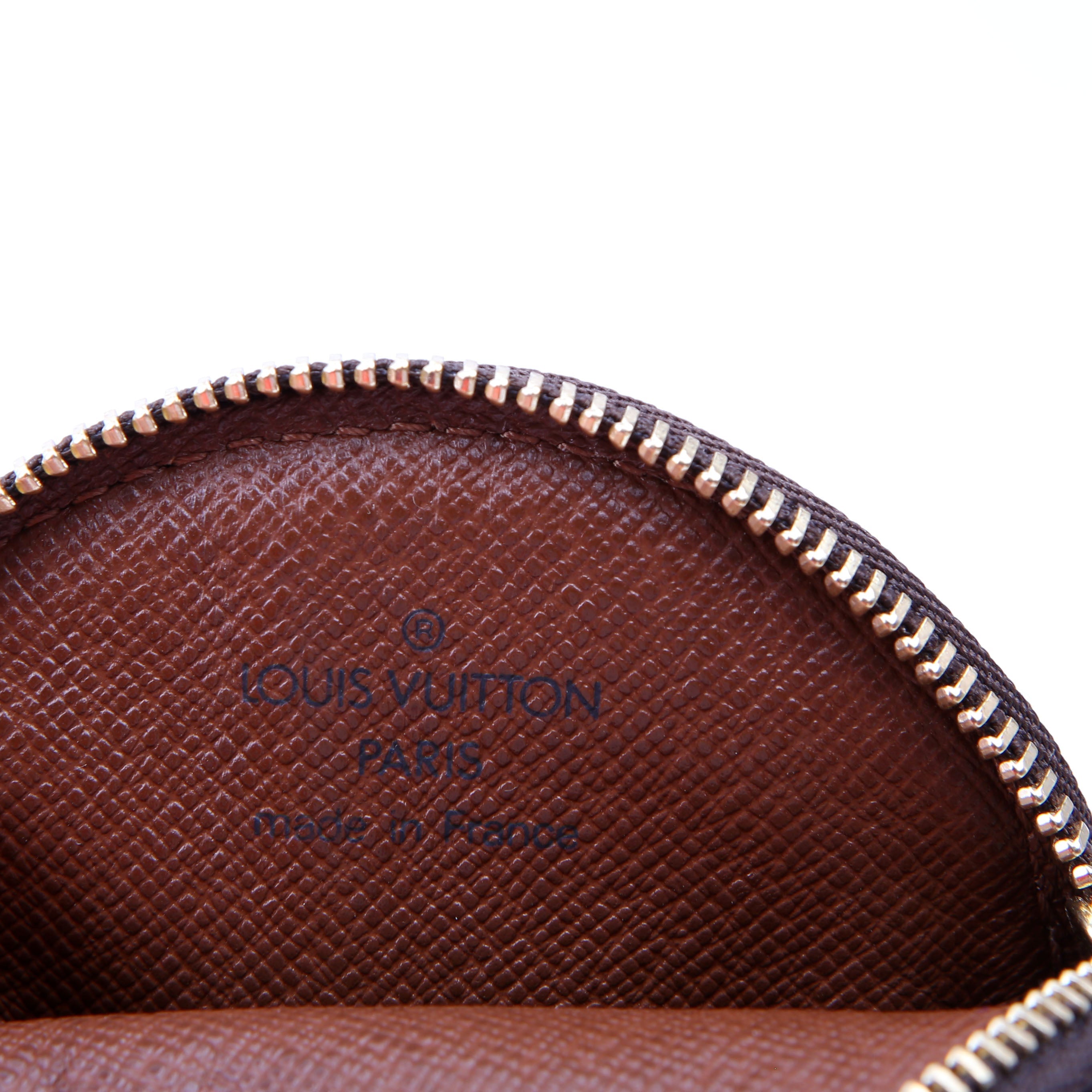 Round Coin Purse Monogram
