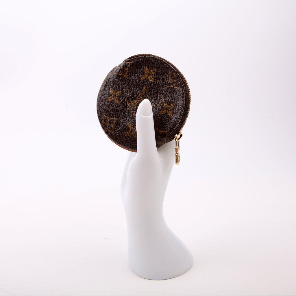 Round Coin Purse Monogram