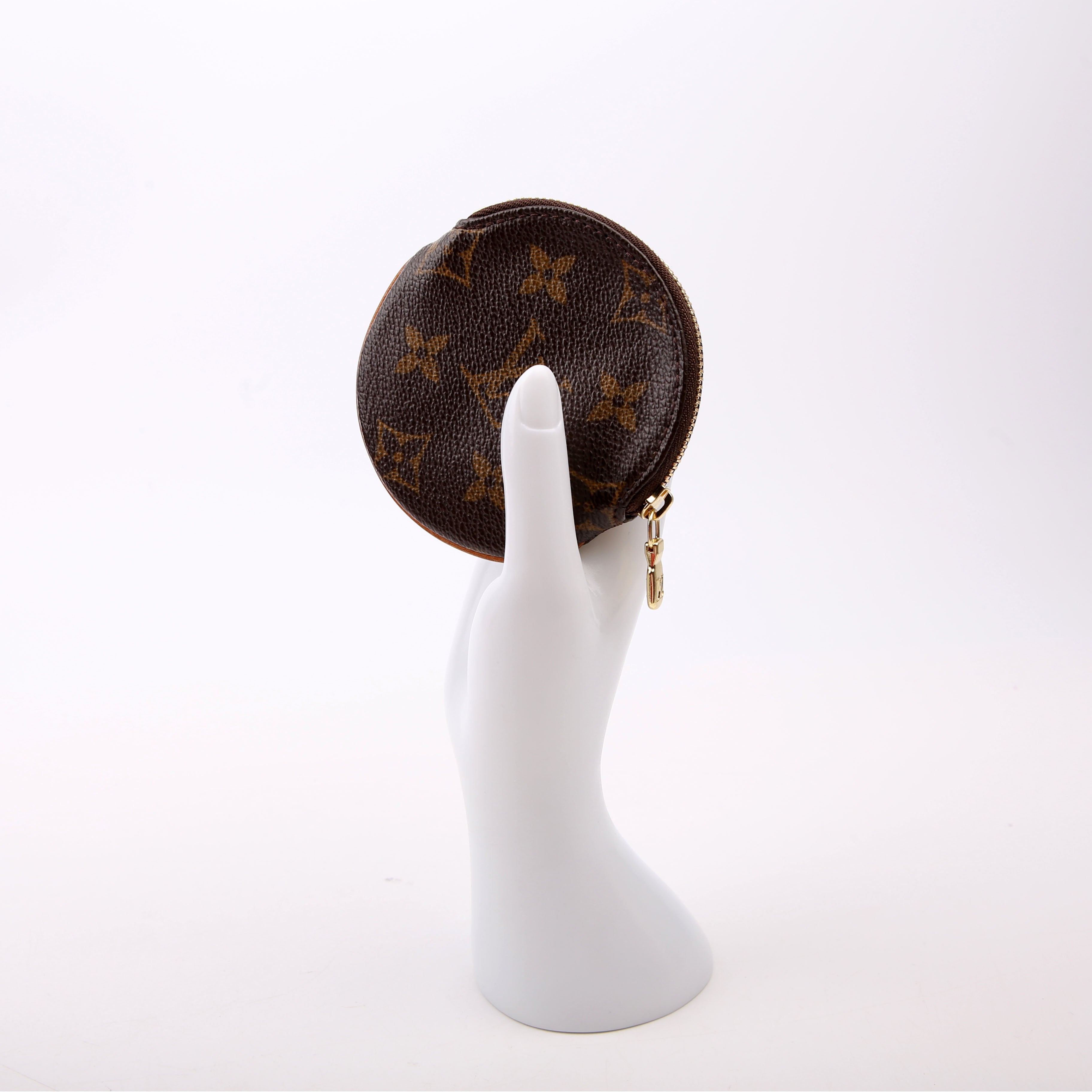 Round Coin Purse Monogram
