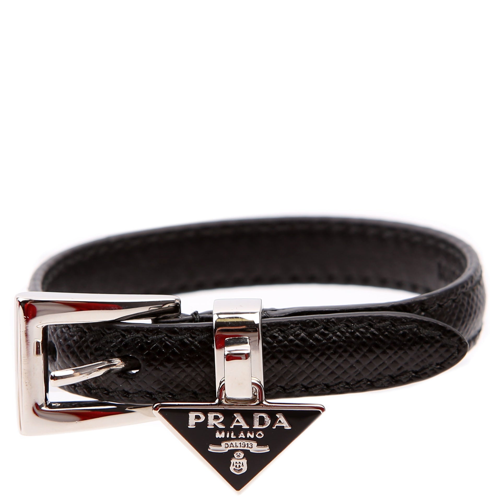 Triangle Logo Bracelet Black