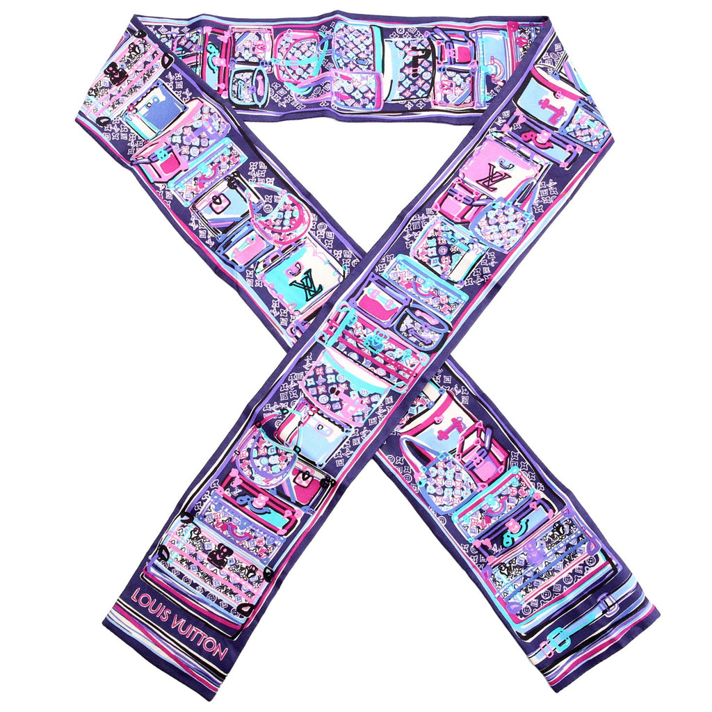 Trunks Bandeau Silk Scarf Purple