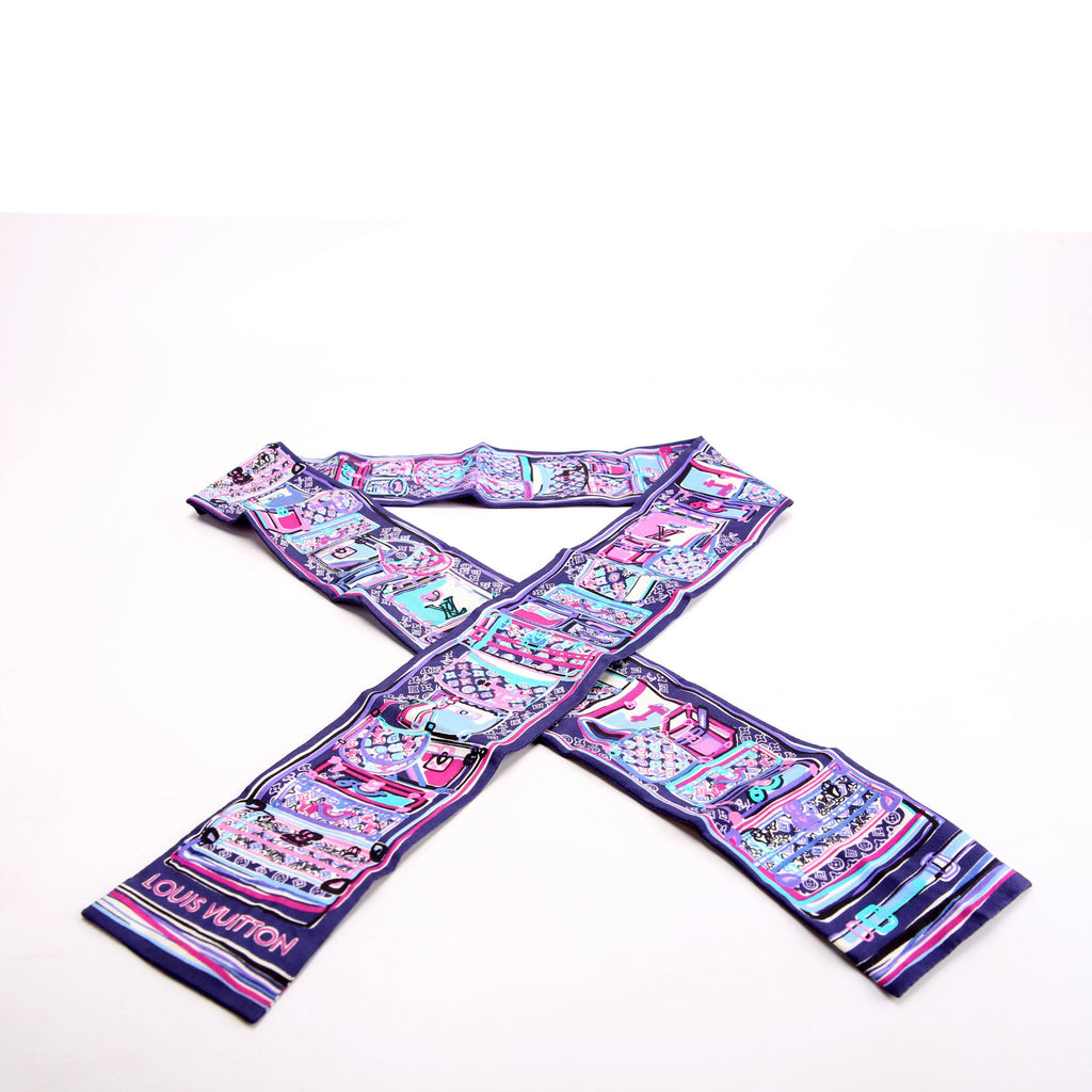 Trunks Bandeau Silk Scarf Purple