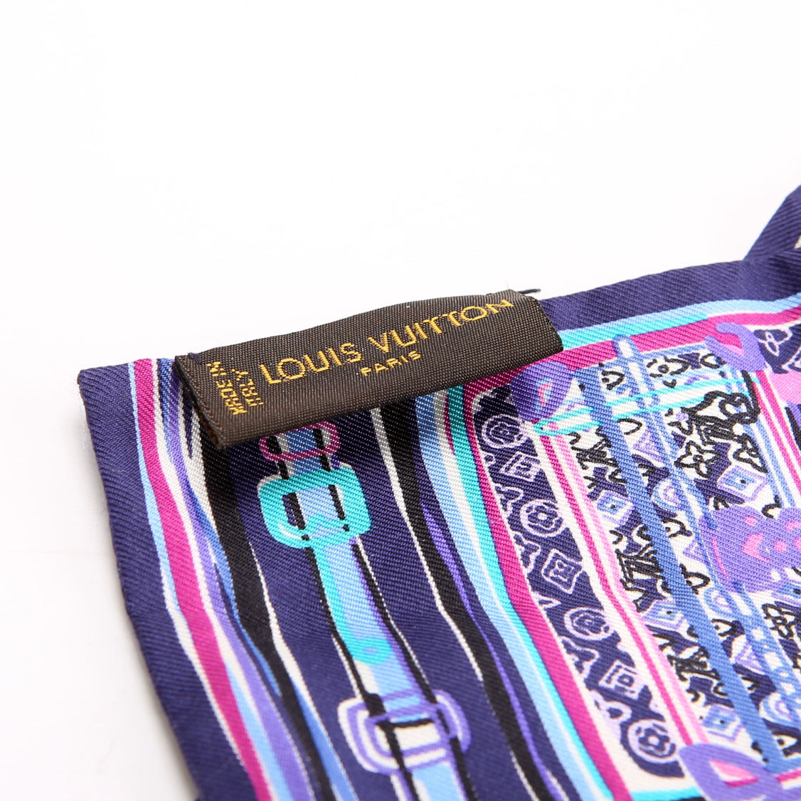 Trunks Bandeau Silk Scarf Purple