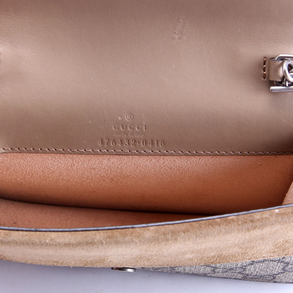 476432 Dionysus GG Super Mini Tan