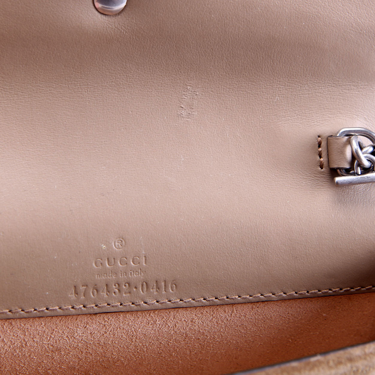 476432 Dionysus GG Super Mini Tan