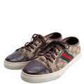 Gucci California GG Canvas Sneakers Size 40 Brown/Beige