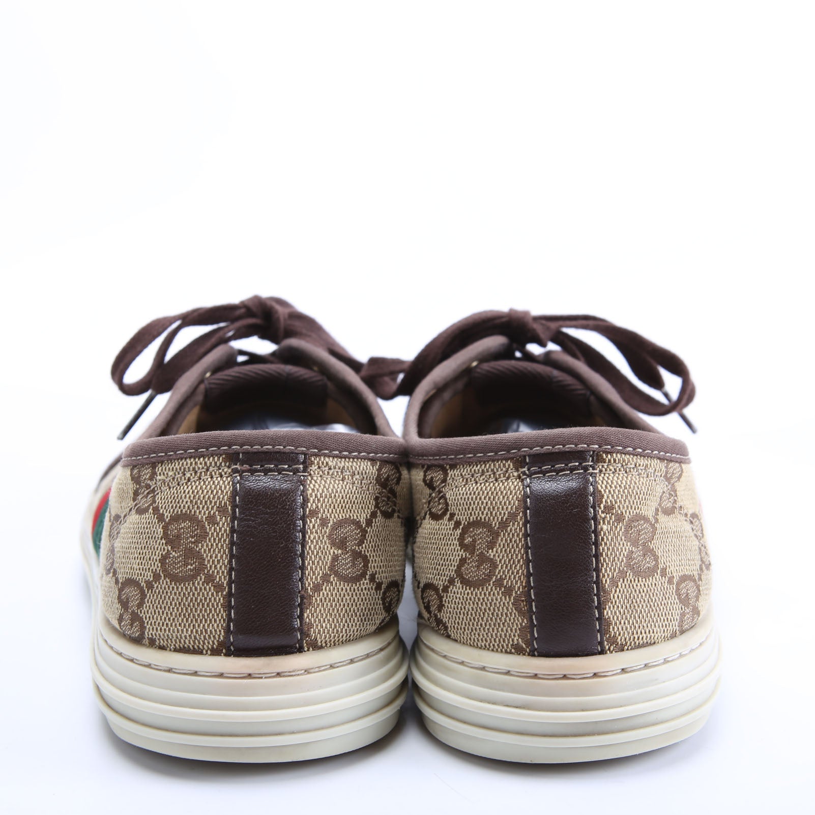 Gucci California GG Canvas Sneakers Size 40 Brown/Beige