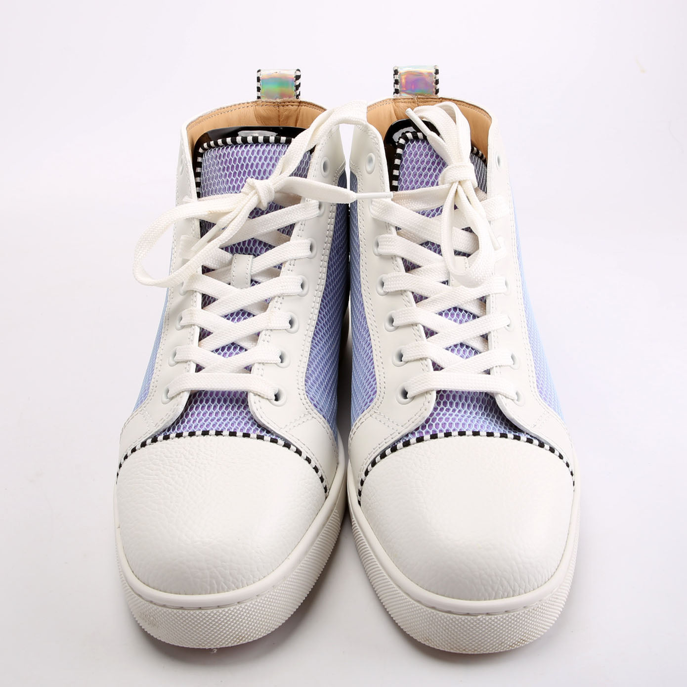 Fun Louis High Top Mesh Sneakers 41 Multicolor/White