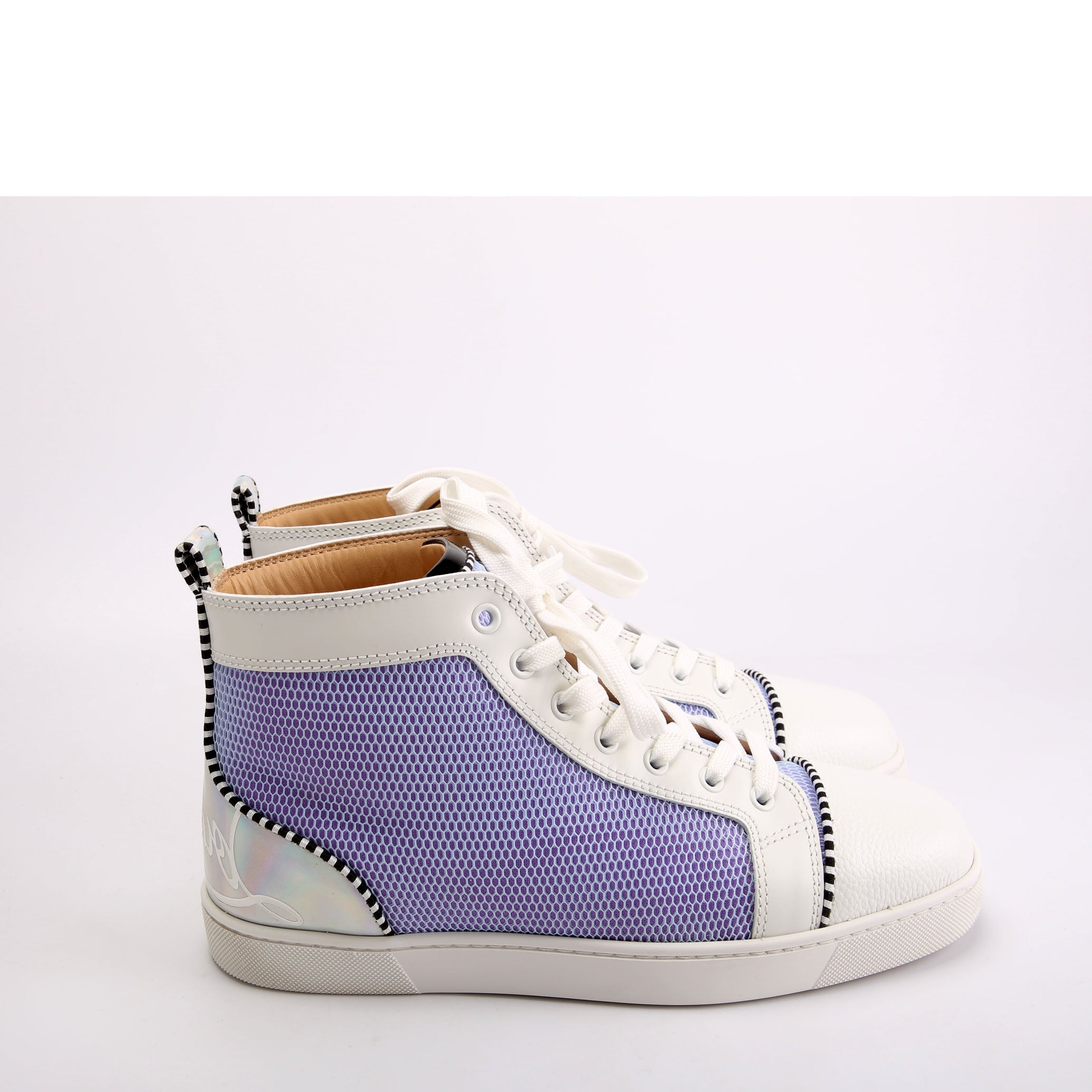 Fun Louis High Top Mesh Sneakers 41 Multicolor/White