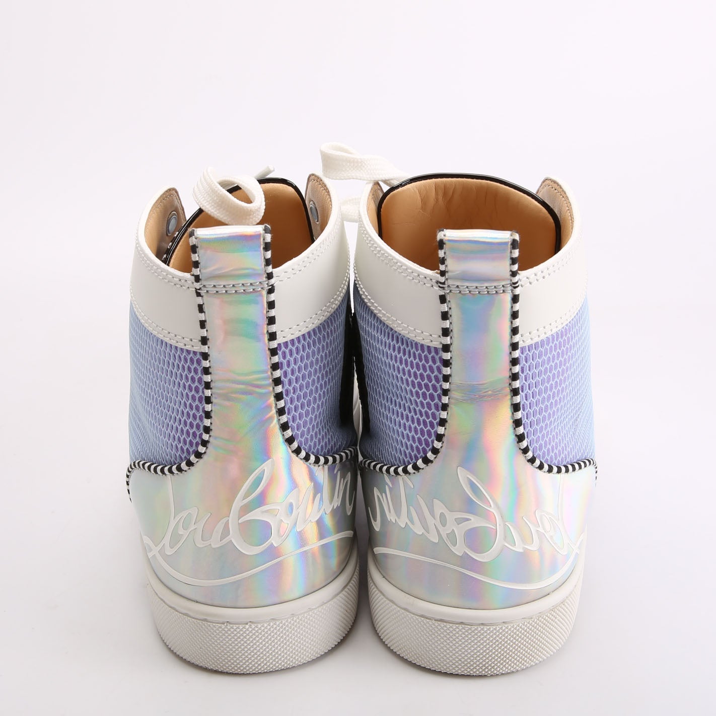 Fun Louis High Top Mesh Sneakers 41 Multicolor/White