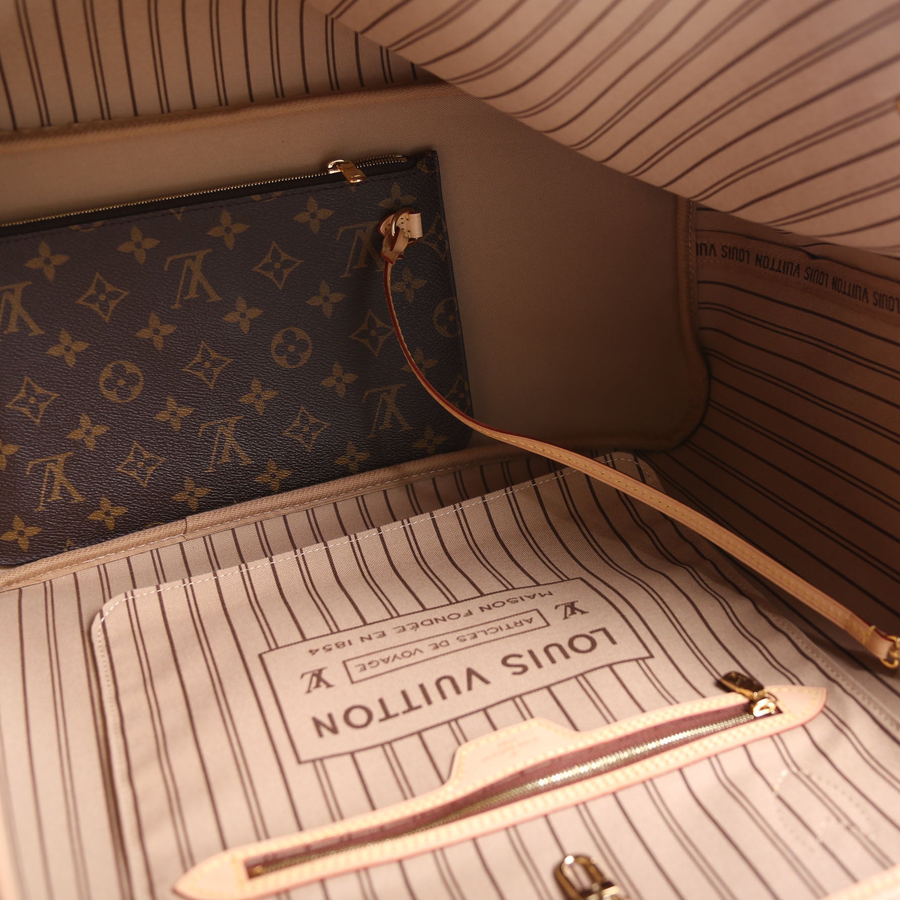 Neverfull With Wallet GM Monogram