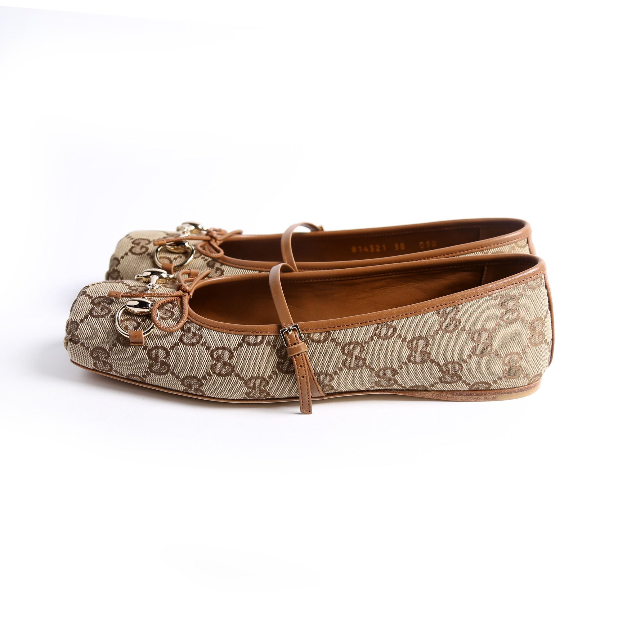 GG Horsebit Ballet Flat Size 38
