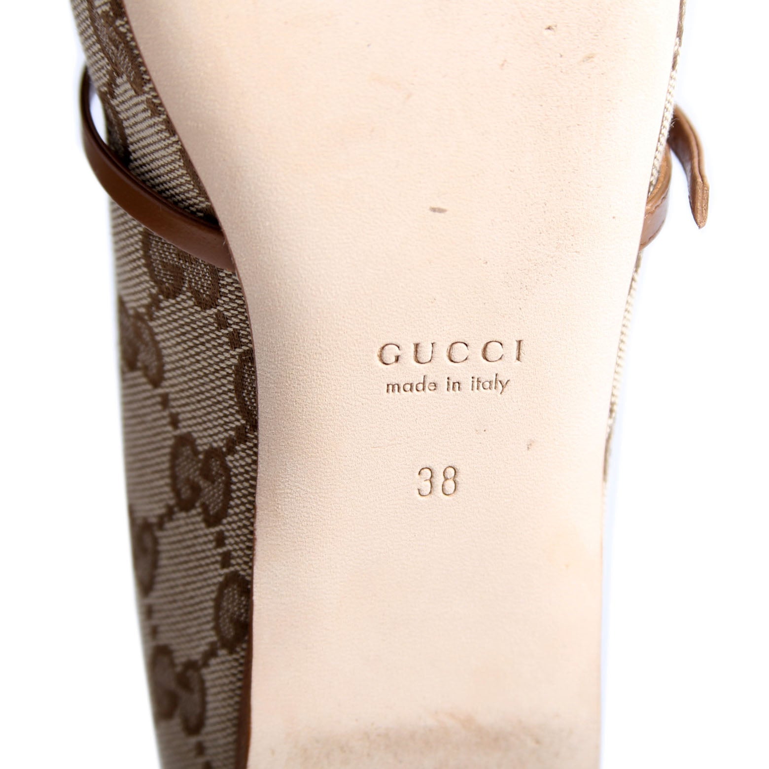 GG Horsebit Ballet Flat Size 38