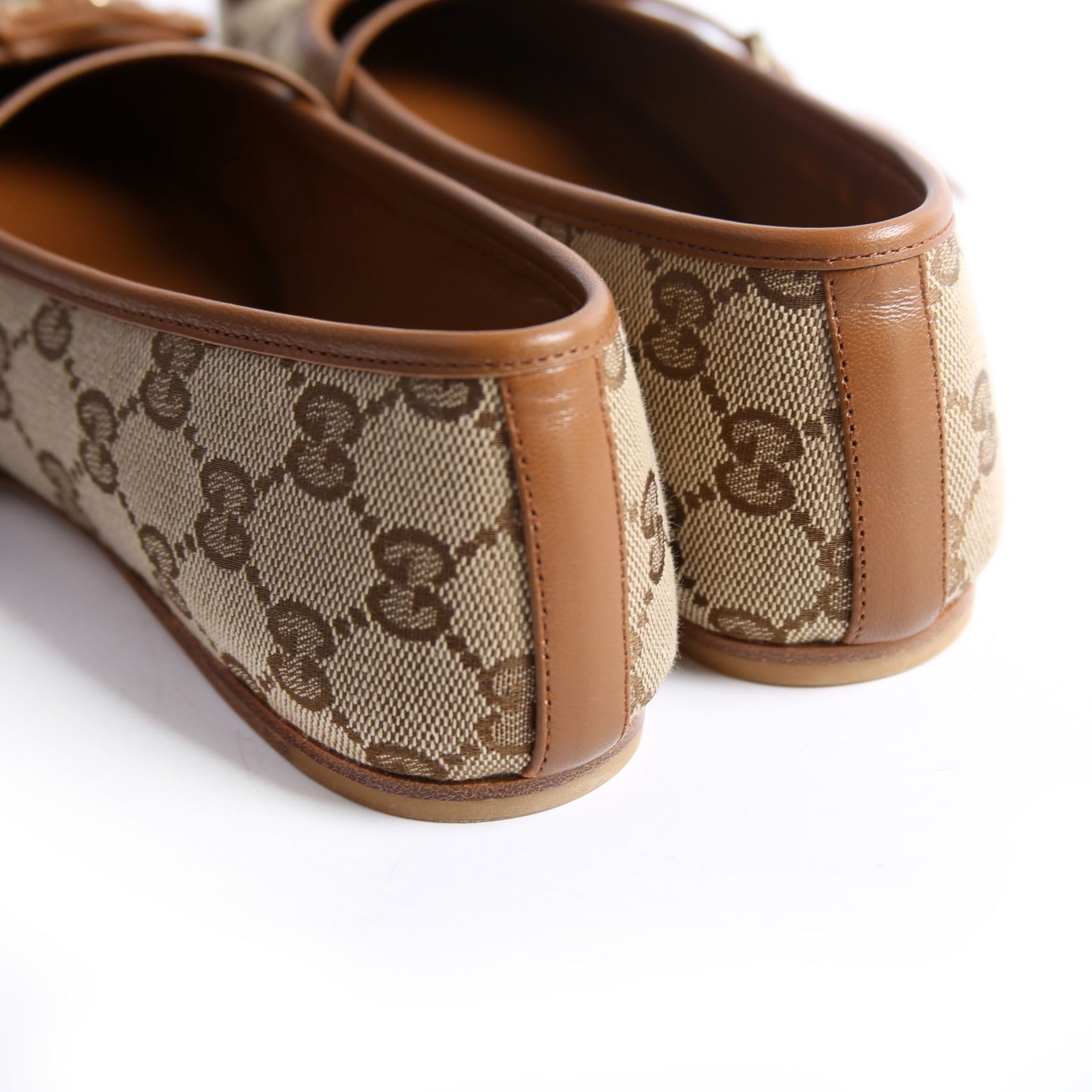 GG Horsebit Ballet Flat Size 38