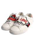 Gucci Ace Web Blind For Love Sneakers Size 38