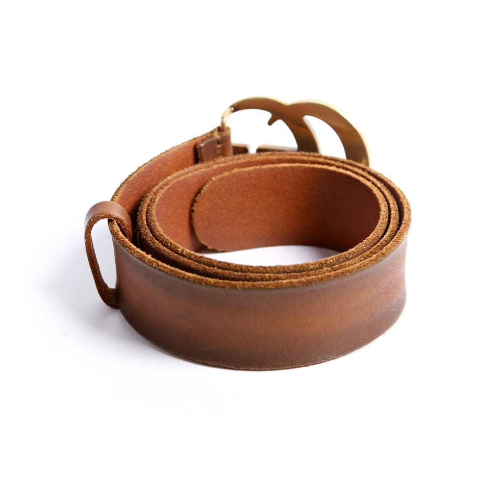 409416 GG Leather Wide Size 85/34