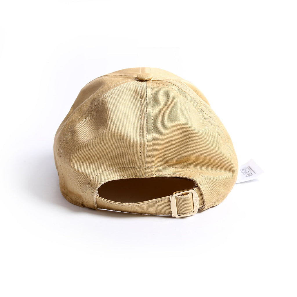 Script Logo Cap Size Small Beige