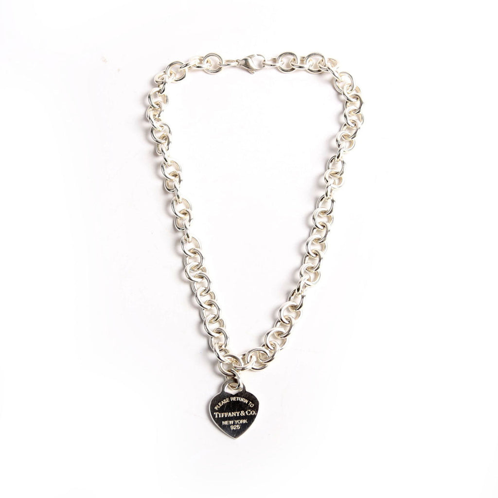 Please Return To Heart Chain Choker 925