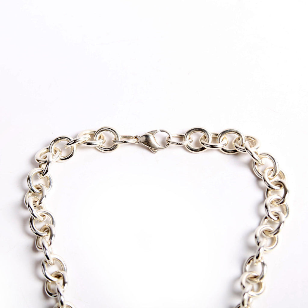 Please Return To Heart Chain Choker 925
