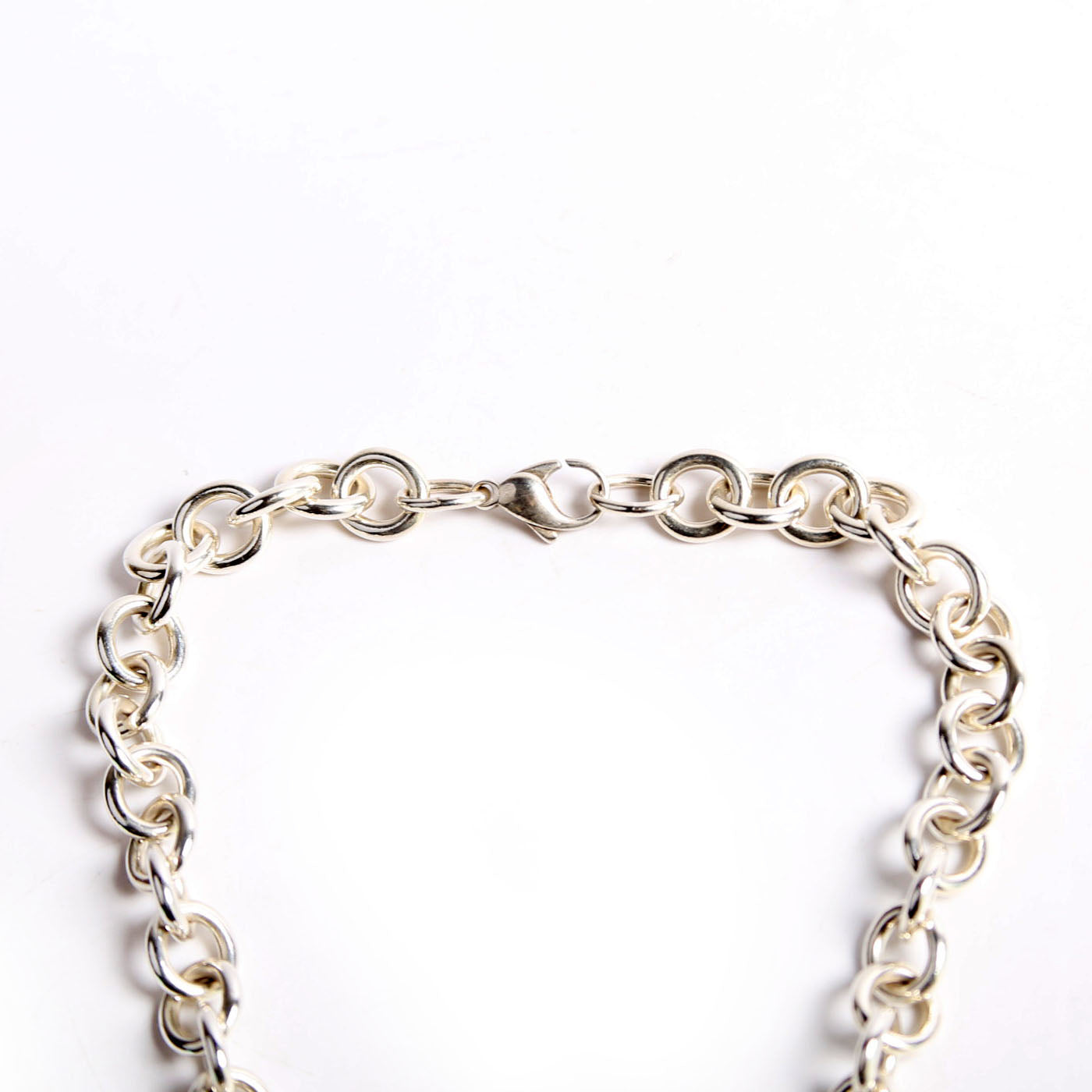 Please Return To Heart Chain Choker 925