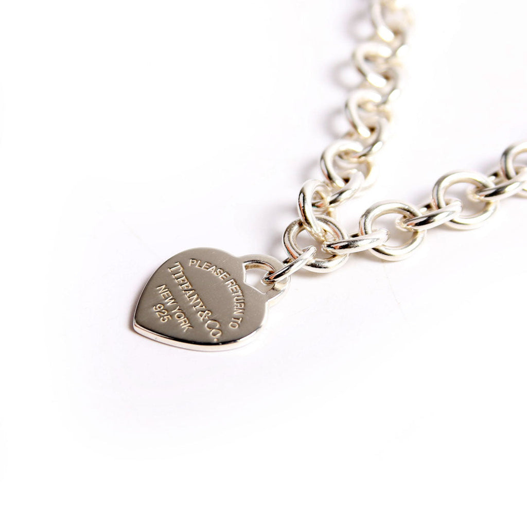 Please Return To Heart Chain Choker 925