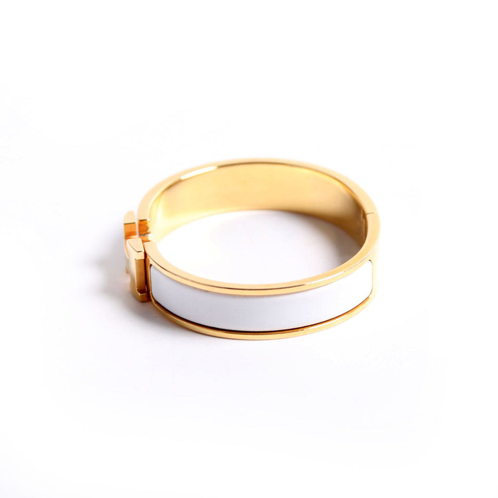 Clic Clac Narrow PM White/Gold