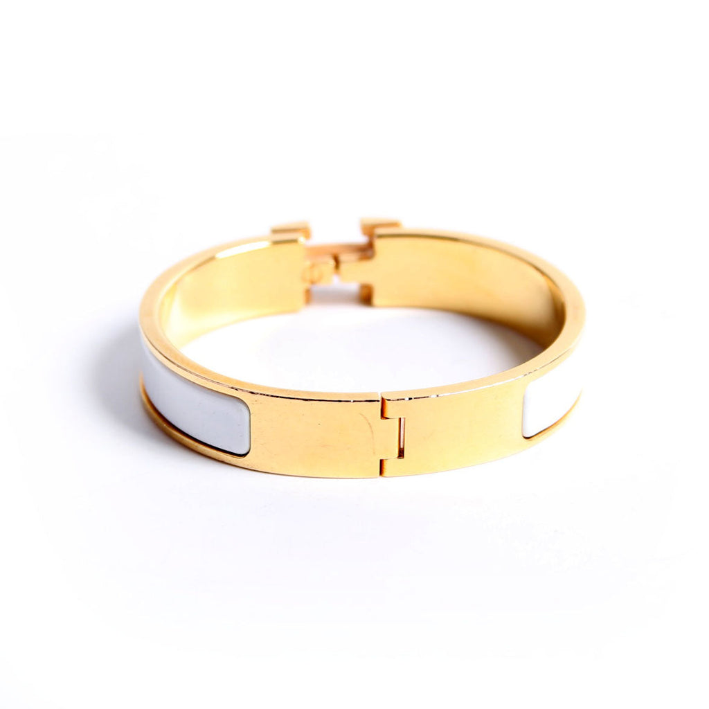 Clic Clac Narrow PM White/Gold