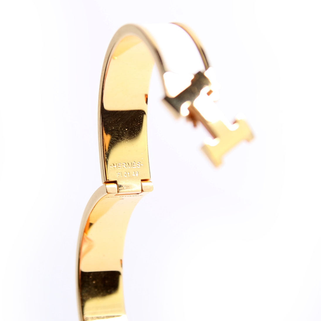Clic Clac Narrow PM White/Gold