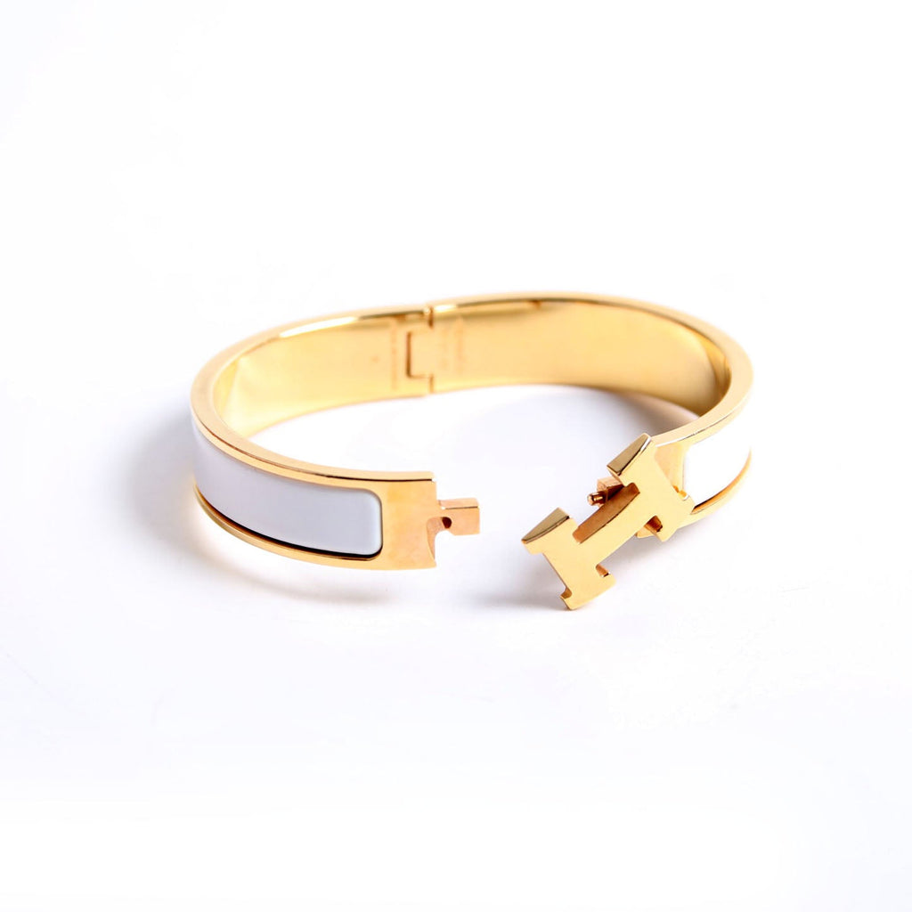 Clic Clac Narrow PM White/Gold