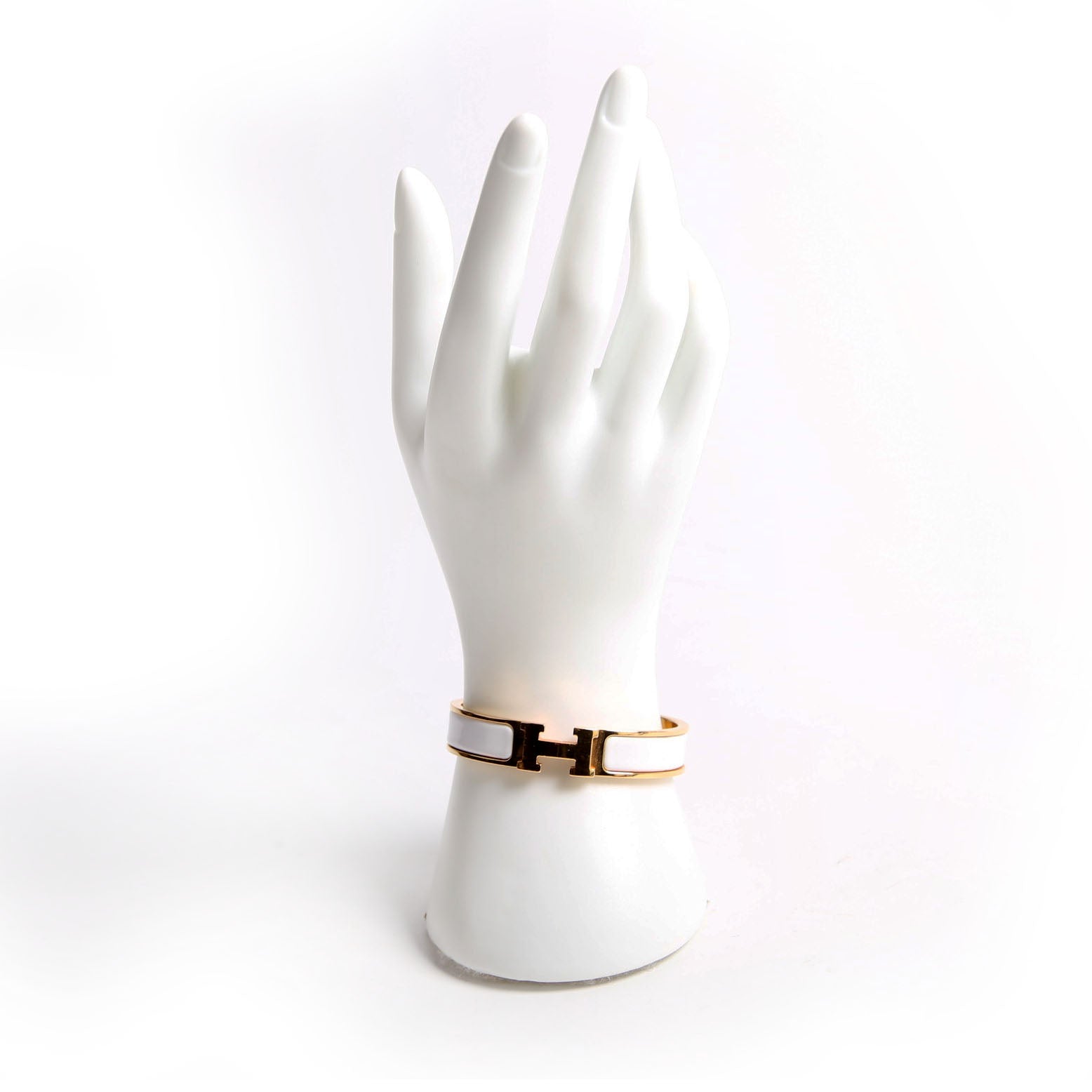 Clic Clac Narrow PM White/Gold
