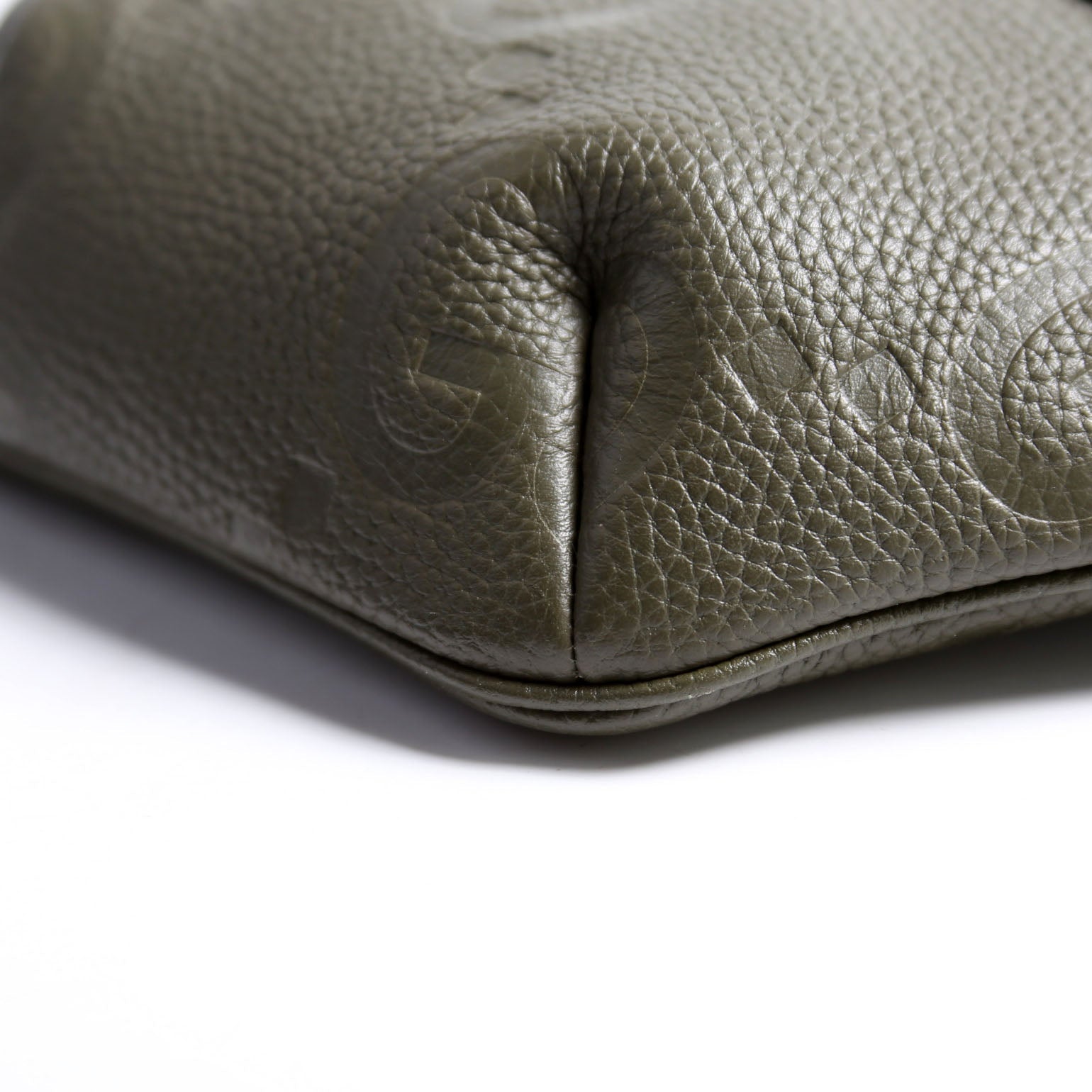 Gucci 658582 GG Embossed Belt Bag Green