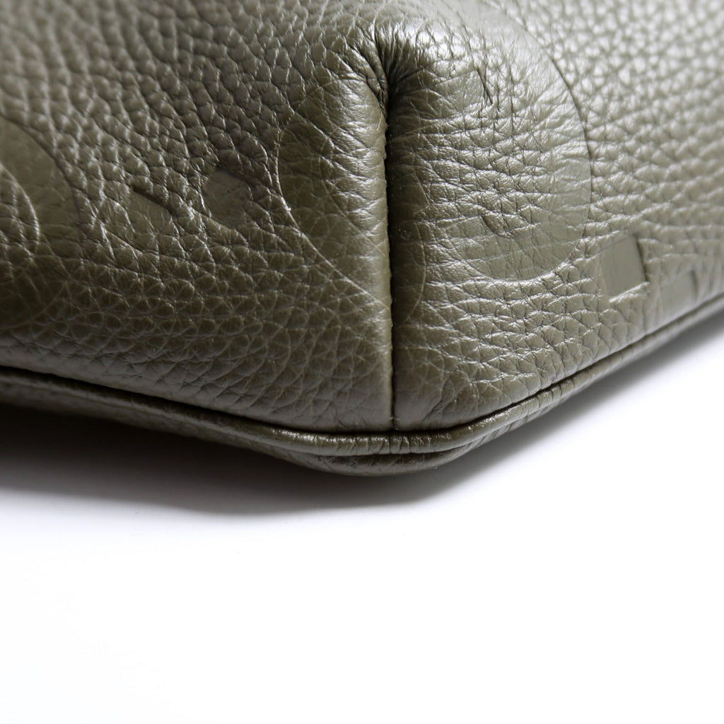 Gucci 658582 GG Embossed Belt Bag Green