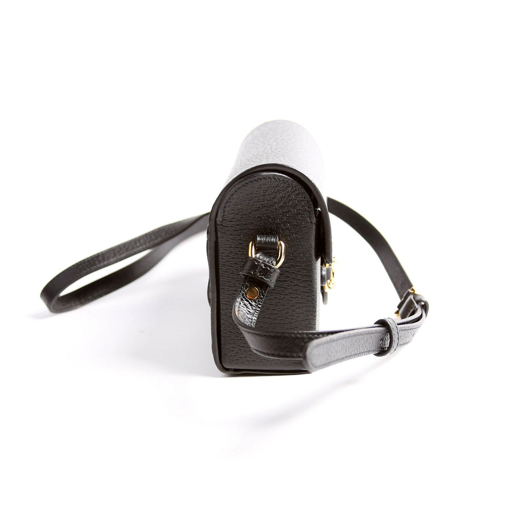 Gucci 732314 Horsebit 1955 Calfskin Shoulder Bag Black