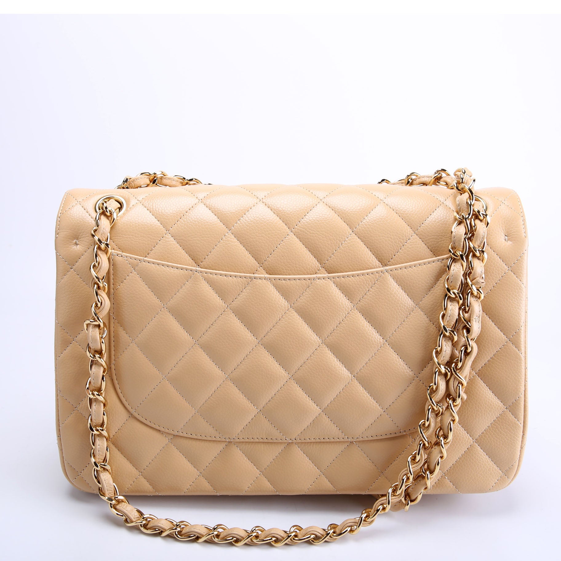 Classic Flap Jumbo Caviar 25-28M Nude