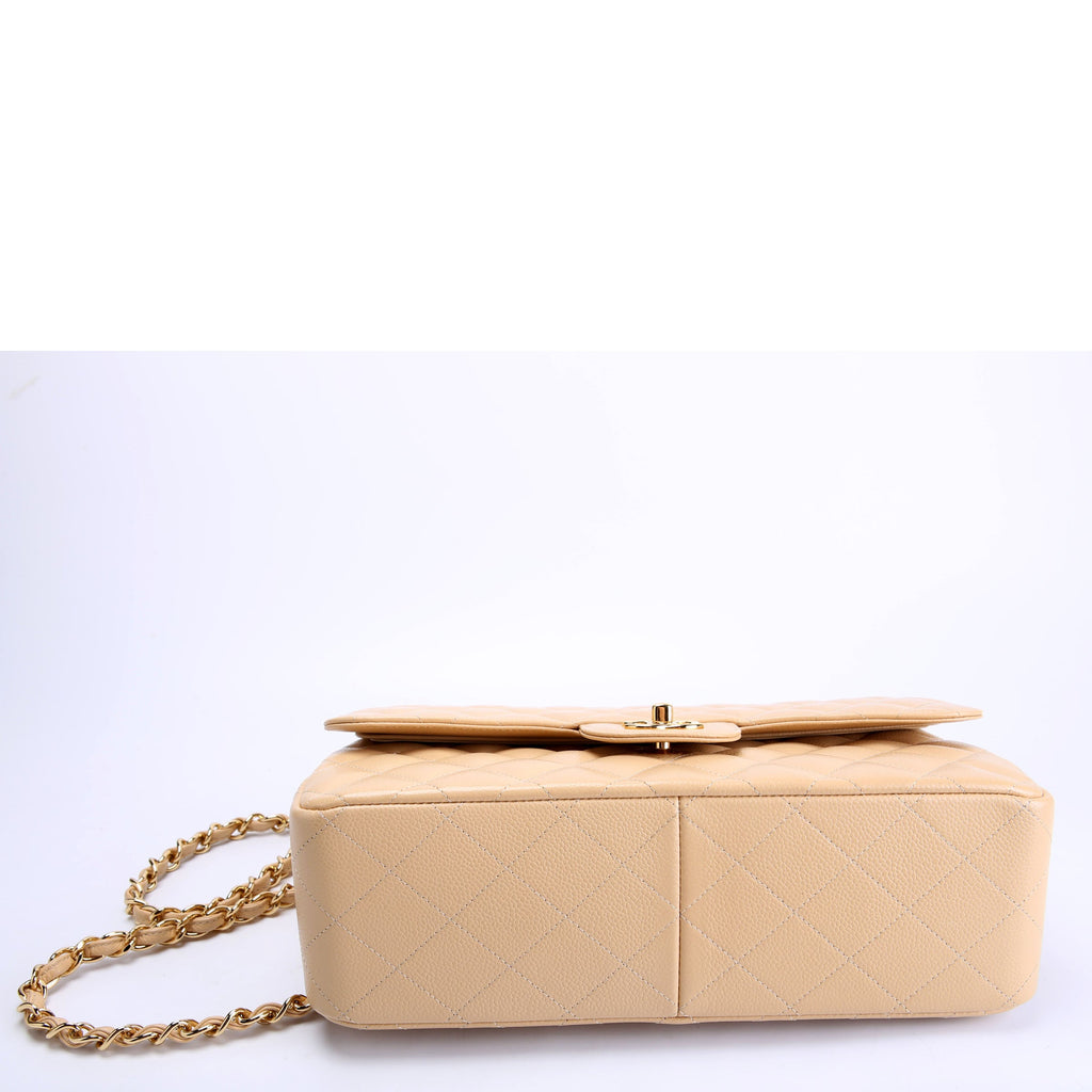 Classic Flap Jumbo Caviar 25-28M Nude
