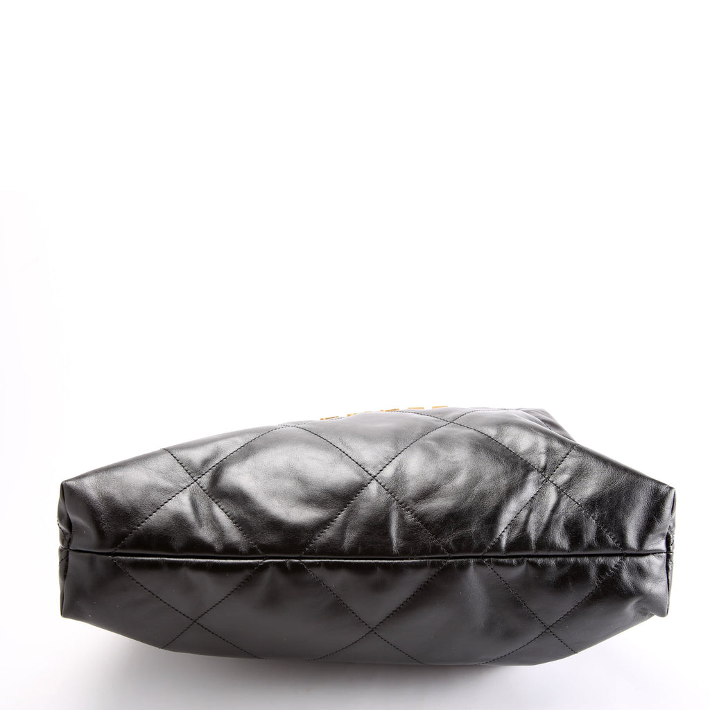 Chanel 22 Quilted Medium Hobo (RFID) Black/Gold